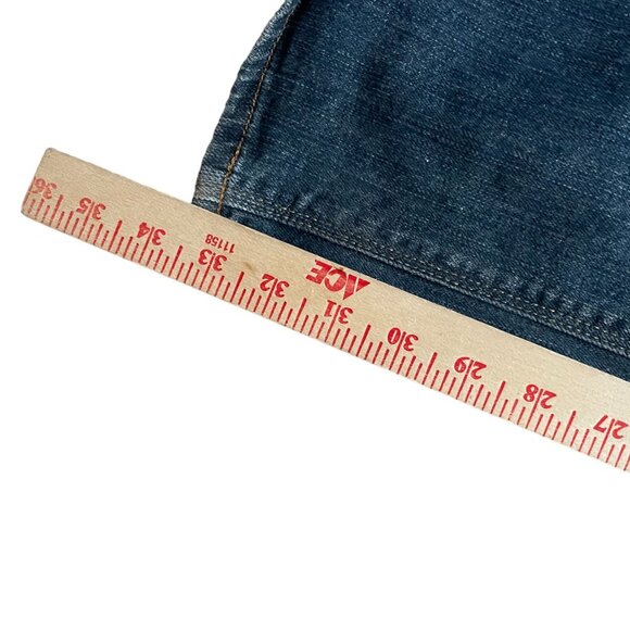 Indie Denim Embroidered Distressed Bootcut Jeans Women W29 Blue Western Countryg - Picture 15 of 16